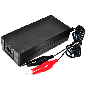 29.4V 42V 65W battery charger with alligator clip