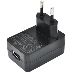 12W power adapter with USB port