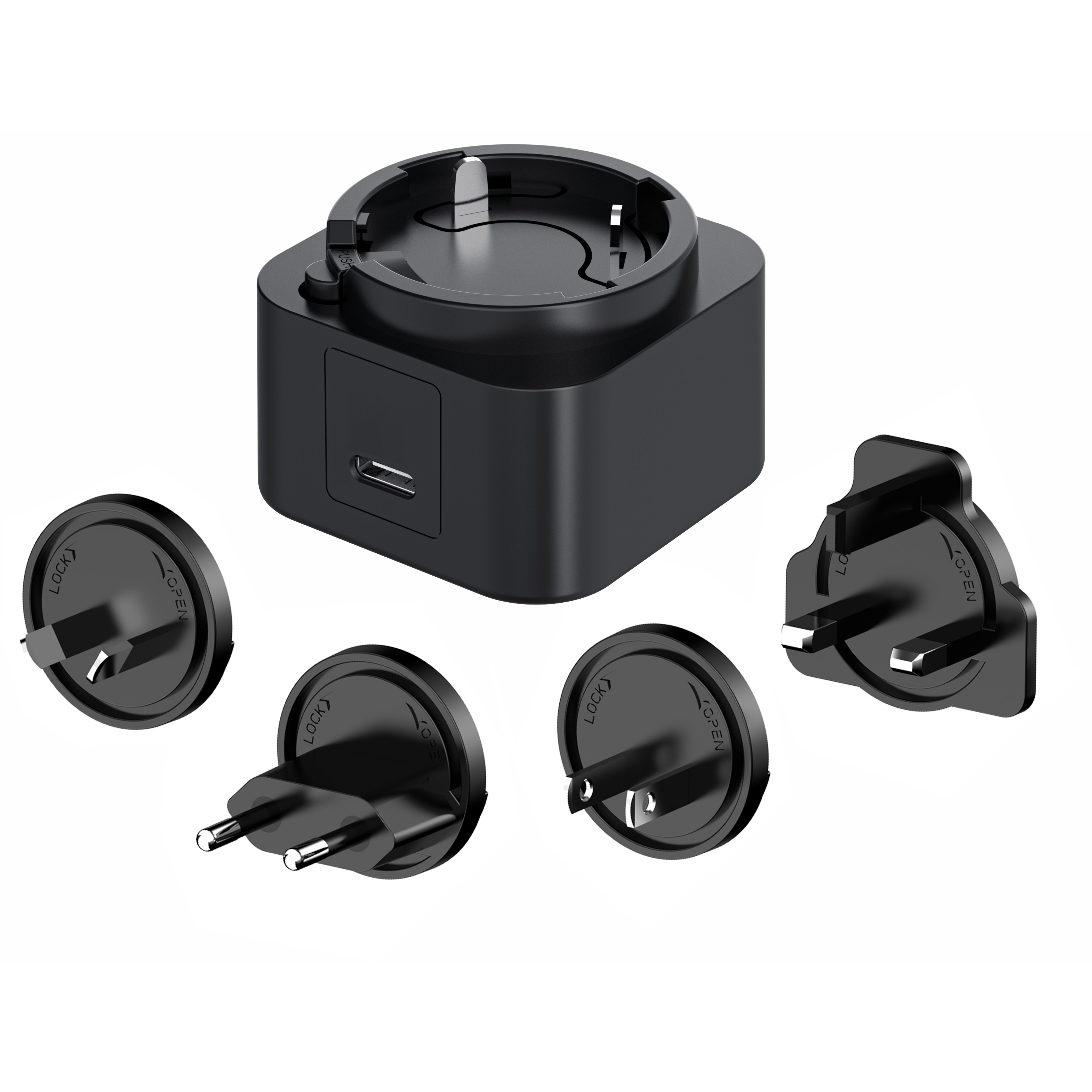 CP0154 NEW universal 15W USB charger (Interchangeable  Plug)