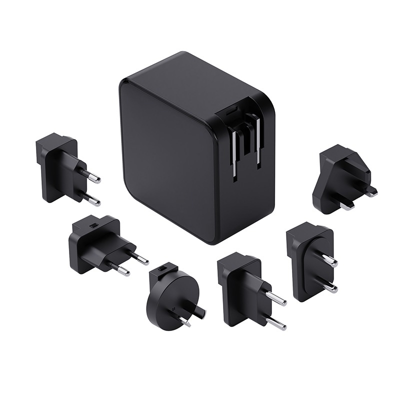 PD0657 NEW universal PD65W USB charger （Interchangeable plug)